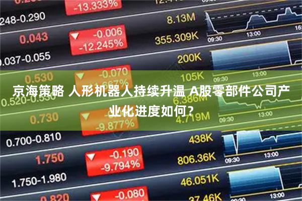 京海策略 人形机器人持续升温 A股零部件公司产业化进度如何？