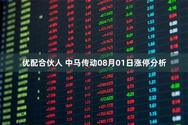 优配合伙人 中马传动08月01日涨停分析