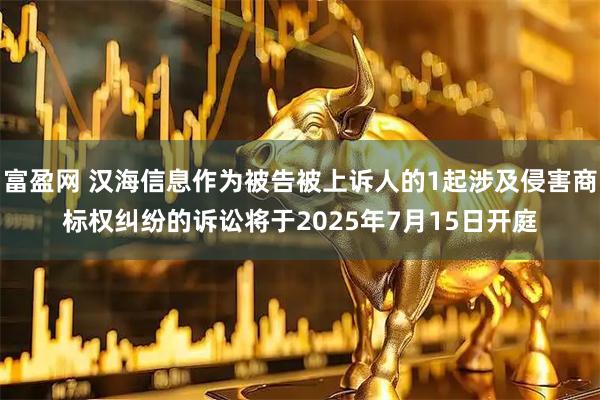 富盈网 汉海信息作为被告被上诉人的1起涉及侵害商标权纠纷的诉讼将于2025年7月15日开庭